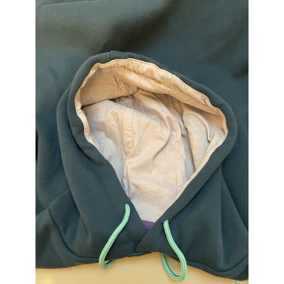 Twitch Mens M Blue Hoodie Unisex Pullover Cotton Sweatshirt Hooded NWOT - Picture 9 of 10